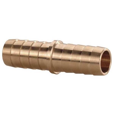 6AFH1 - Barbed Hose Mender,Brass,1/4" ID,Male