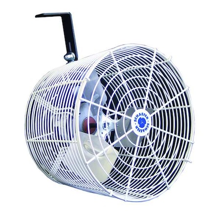 Schaefer GVK12 - Standard Duty Industrial Fan, Wall Mount, 12 in Blade Dia, 115/230 V, 1,470 cfm, Non-Oscillating