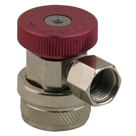 N/A 6AWR3 - Automotive Service Connector, Red, High, Connection Size: 14mm Female Side Port