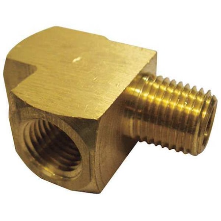 6AYW2 - Street Tee Brass Street Tee, 3/8 in Female NPT X 3/8 in Male NPT, 10 PK