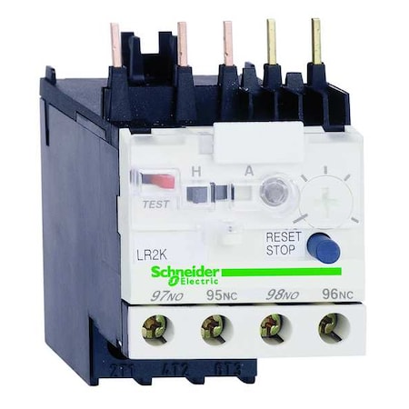 Schneider Electric LR2K0316 - Overload Relay, 1 NC/1 NO, 8 A Min current, 11.5 A Max current, 690 V AC