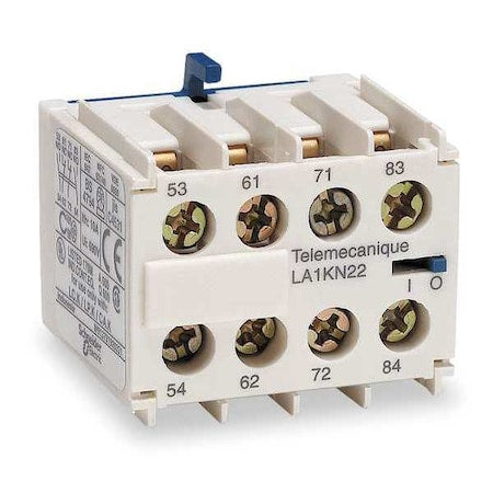 Schneider Electric LA1KN20 - Auxiliary Contact Block, 2 NO/0 NC, 10 A