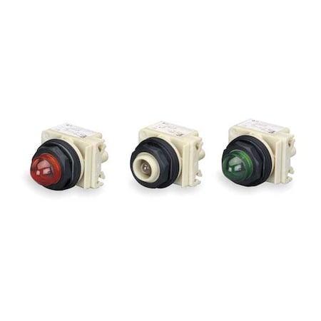 Schneider Electric 9001SKP7 - Pilot Light, No Lens, 30mm, Incandescent