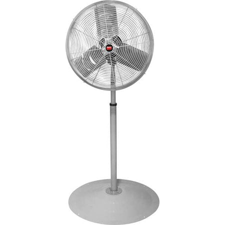 Dayton 7DD07 - Standard Duty Industrial Fan, Pedestal Mount, 30 in Blade Dia, 115 V, 8,674/9,612 cfm, Oscillating