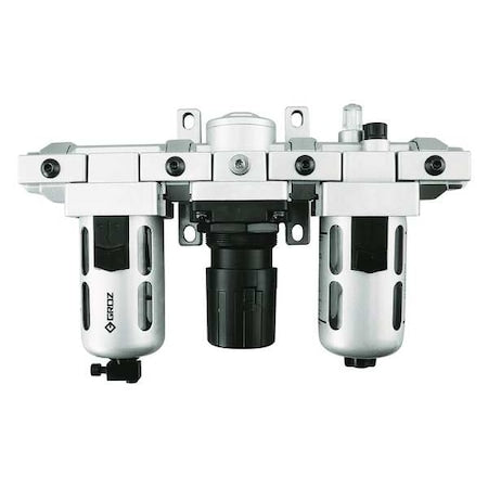 Groz 7DX47 - Filter/Regulator/Lubricator, 1/2 In, 106cfm