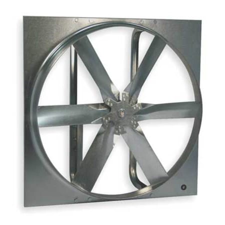 Dayton 7CC81 - Exhaust Fan with Drive Package, 24 in Blade Dia, 208-230/460 V AC, 1/2 hp, 1,181 RPM