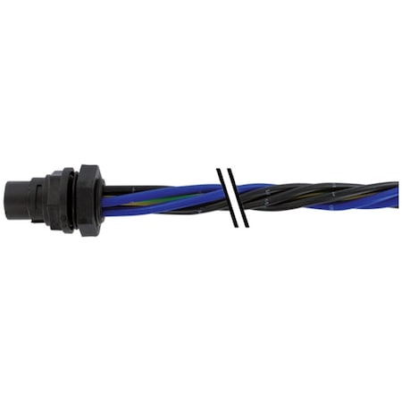 Murrelektronik 7000-P8081-P820050 - Cordset,Male,MQ15,Front-Mounting