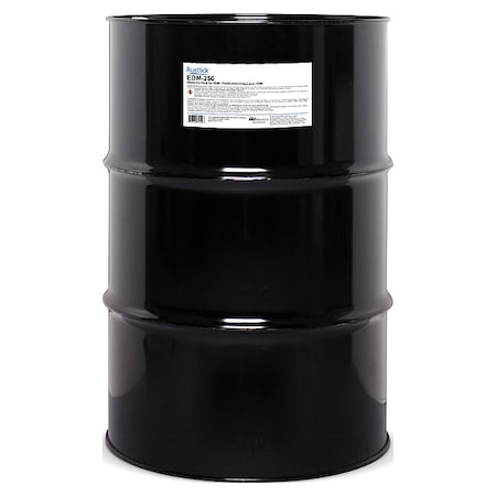 Rustlick 72550 - Cutting Fluid, EDM-250, 55 gal, Drum, Clear