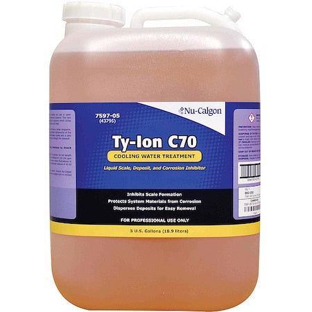 Nu-Calgon 7597-P3 - Scale Inhibitor,Orange,15 gal,Pail
