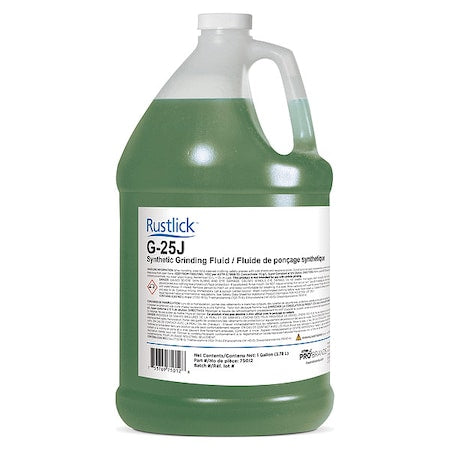 Rustlick 75012 - Grinding Fluid, G-25 J, Synthetic, 1 gal, Jug, Dark Green