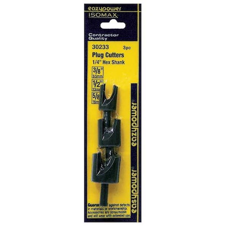 Eazypower 30233 - Plug Cutter,5/8" Large Dia,3/8"Small Dia