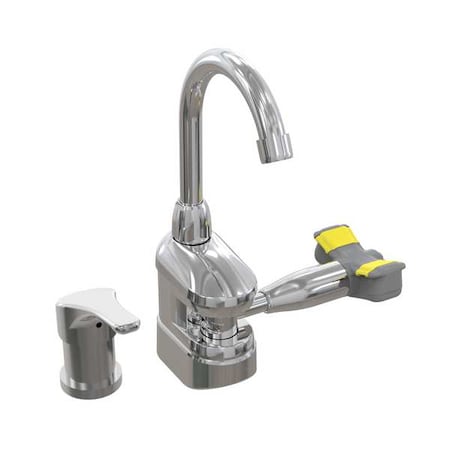 Bradley S19-500M - Plumbed Eyewash, Brass, Silver, For Use With, Emergency Eyewash