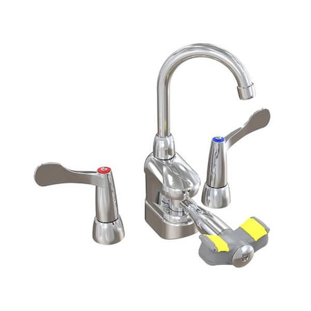 Bradley S19-500W - Plumbed Eyewash, Brass, Silver, For Use With, Emergency Eyewash