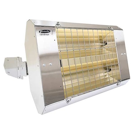 Fostoria F-30-222-THSS - Infrared Quartz Electric Heater, 1 Phase, Stainless Steel, 208 V AC