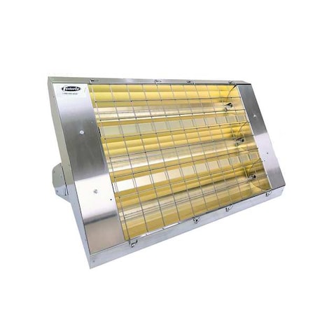 Fostoria F-30-343-THSS - Infrared Quartz Electric Heater, 1, 3 Phase, Stainless Steel, 208 V AC