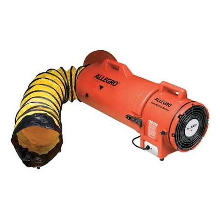 Allegro Industries 9536-50 - Confined Space Blower,Orange,13 1/2" W