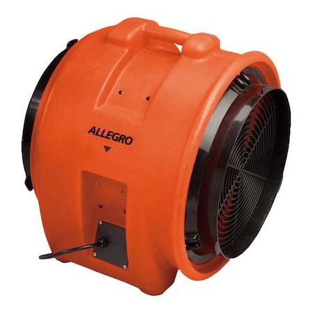 Allegro Industries 9539-16DC - Confined Space Blower,Orange,21" W