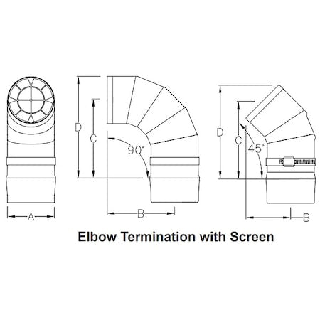Heatfab 9414TERM - Gas Vent Pipe