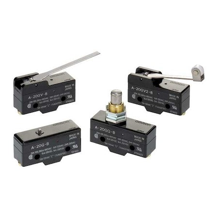 Omron Z-15GK355-B - Snap Action Switch, Plunger, 1 NO/1 NC