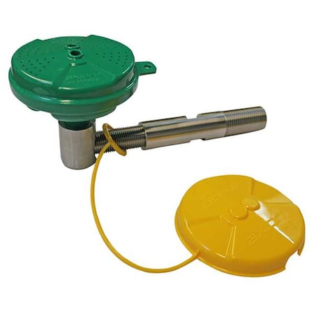 Haws AX15 - Eyewash Spray Head, Plastic, Stainless Steel, Green, For Use With, Most Bradley Halo Models