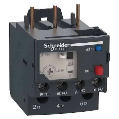 Schneider Electric DPER01 - IEC Overload Relay, 1 NC/1 NO, 0.10 A Min current, 0.16 A Max current, 690 V AC