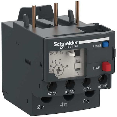 Schneider Electric DPER12 - IEC Overload Relay, 1 NC/1 NO, 5.5 A Min current, 8 A Max current, 690 V AC