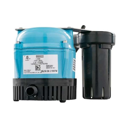 Little Giant Pump 550522 - Condensate Pump,1/2 gal,1/150 hp,115 V AC