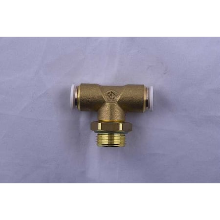 Aignep Usa 59216-8-1/4 - Push to Connect Fitting, Brass, Gold