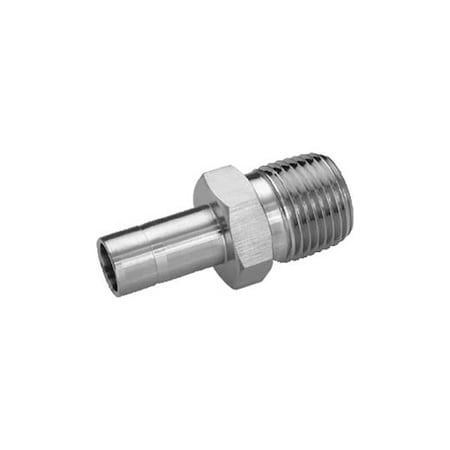 Ham-Let 739LM SS 8 MMX 1/2 - Strt, SS, Tube 8 mm, MNPT 1/4 in