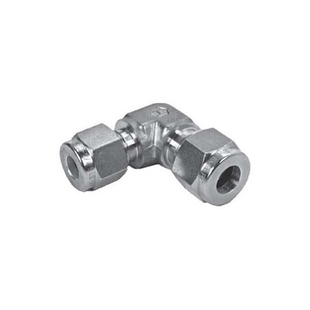 Ham-Let 765LR SS 10MMX 1/4 - Elbow, SS, Comp. 10 mm, Comp. 3/8 in