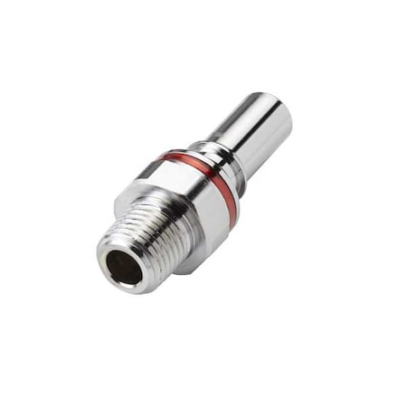 Cpc LQ4D24004RED - Quick Connection Coupling, Brass, 1/4 in
