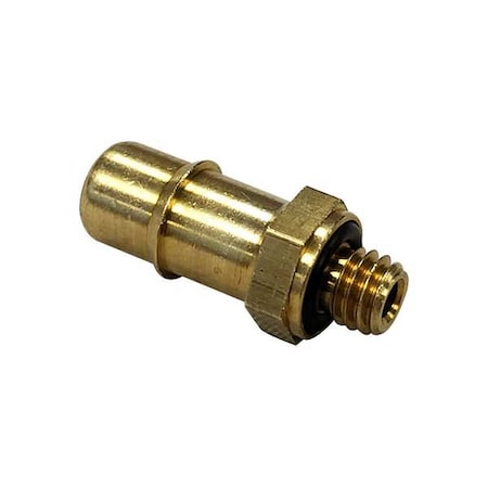 Mem-Co 1/4BSPP-B3-O - Mini Barb Fitting,1-1/16",Brass,Beaded
