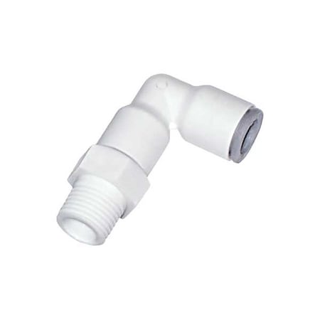 Parker 6509 08 17WP2 - Metric Plastic Push-to-Connect Fitting, Polymer, White