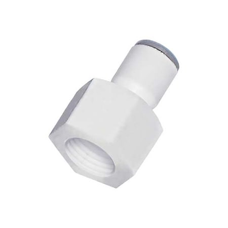 Parker 6315 06 10WP2 - Metric Plastic Push-to-Connect Fitting, Polymer, White