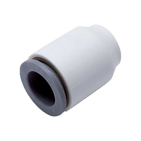 Parker 6351 08 00WP2 - Fractional Plastic Push-to-Connect Fitting, Polymer, White