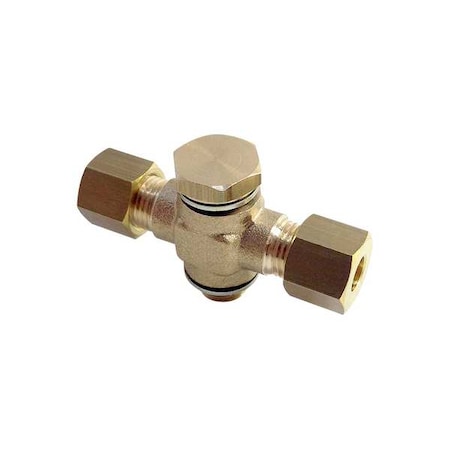 Parker 0119 08 13 - Strt, Brass, BSPP , Comp. 4 mm
