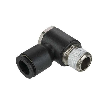 Legris 3018 12 17 - Metric Push-to-Connect Fitting, Polymer, Black