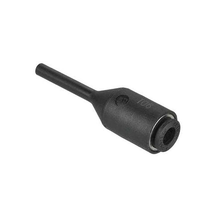 Legris 3168 08 56 - Fractional Push-to-Connect Fitting, Polymer, Black