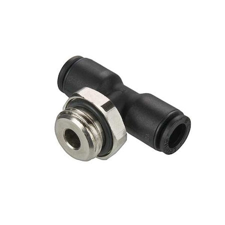 Legris 3198 14 17 - Metric Push-to-Connect Fitting, Polymer, Black