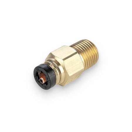 Parker 68PTC-3-2 - Composite DOT Push-to-Connect Fitting, Brass, Silver