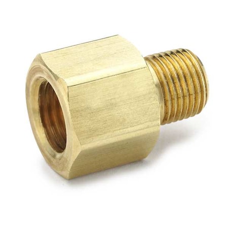 Parker 664FHD-4-4 - Strt, Brass, Flared 1/4 in, MNPT 1/4 in