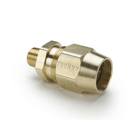 Parker 68RB-6-4 - Strt, Brass, Comp. 3/8 in, MBSPP 1/2 in