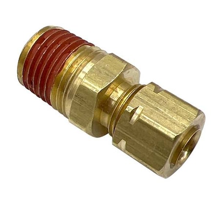 Parker VS68CA-3-2 - Strt, Brass, Comp. 3/16 in, MNPT 1/8 in