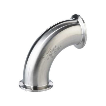 Maxpure TEG2C6L3.0-PC - 90 Elbow,SS,Clamp3",Clamp3"