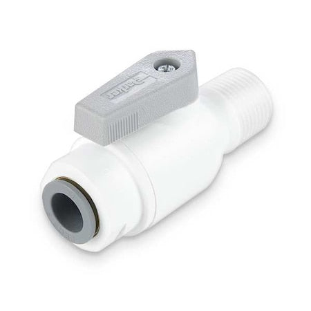 Parker LFPP6VMC2 - Manual 2-Way Ball Valve,Push,Polypro