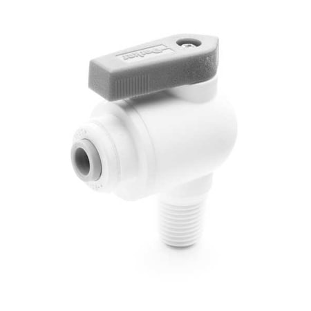 Parker LFPP4VME2 - Manual 2-Way Ball Valve,Push,Polypro