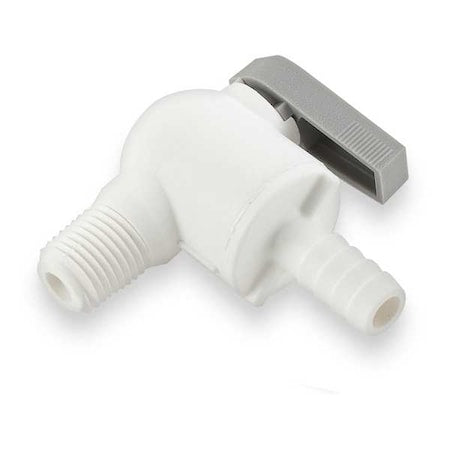 Parker PBPP6VME6 - Manual 2-Way Ball Valve,Barb,Polypro
