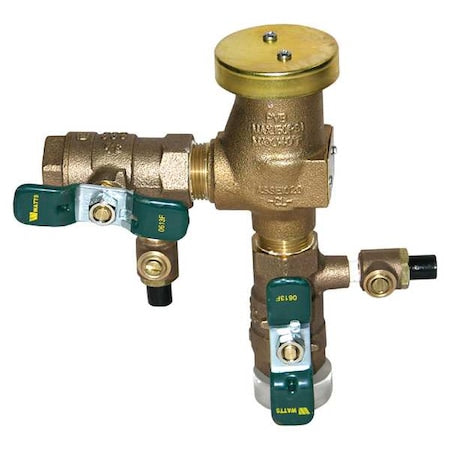 Watts 1/2 800M4-QT - Backflow Preventer,Size 1/2",150 psi