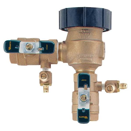 Watts 1 1/4 800M4-QT - Backflow Preventer,Size 1 1/4",150 psi