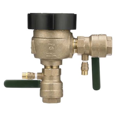 Watts 1 1/4 LF800M4-QT - Backflow Preventer,Size 1 1/4",150 psi